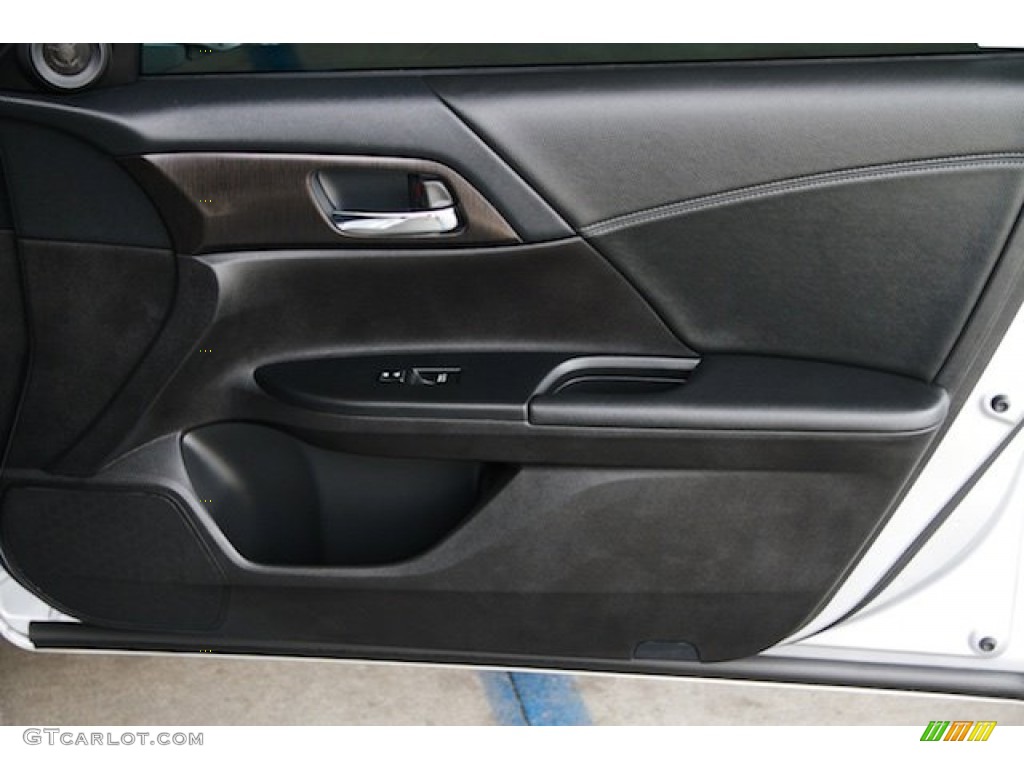 2013 Accord EX Sedan - Alabaster Silver Metallic / Black photo #28