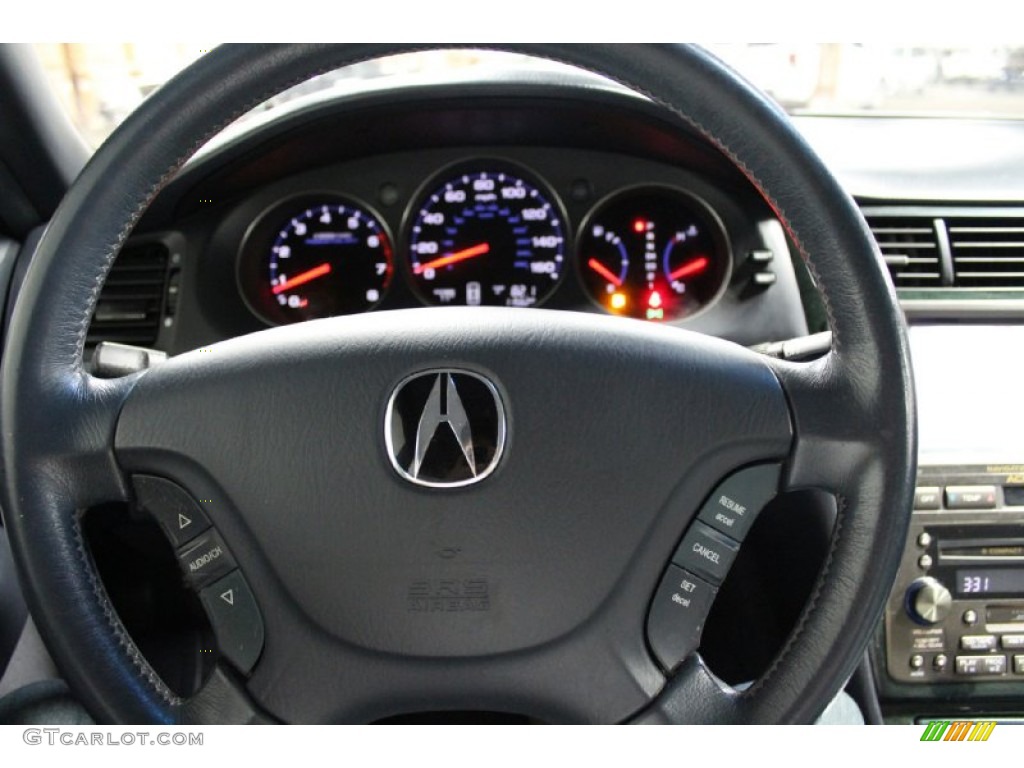 2004 RL 3.5 - Satin Silver Metallic / Slate photo #19