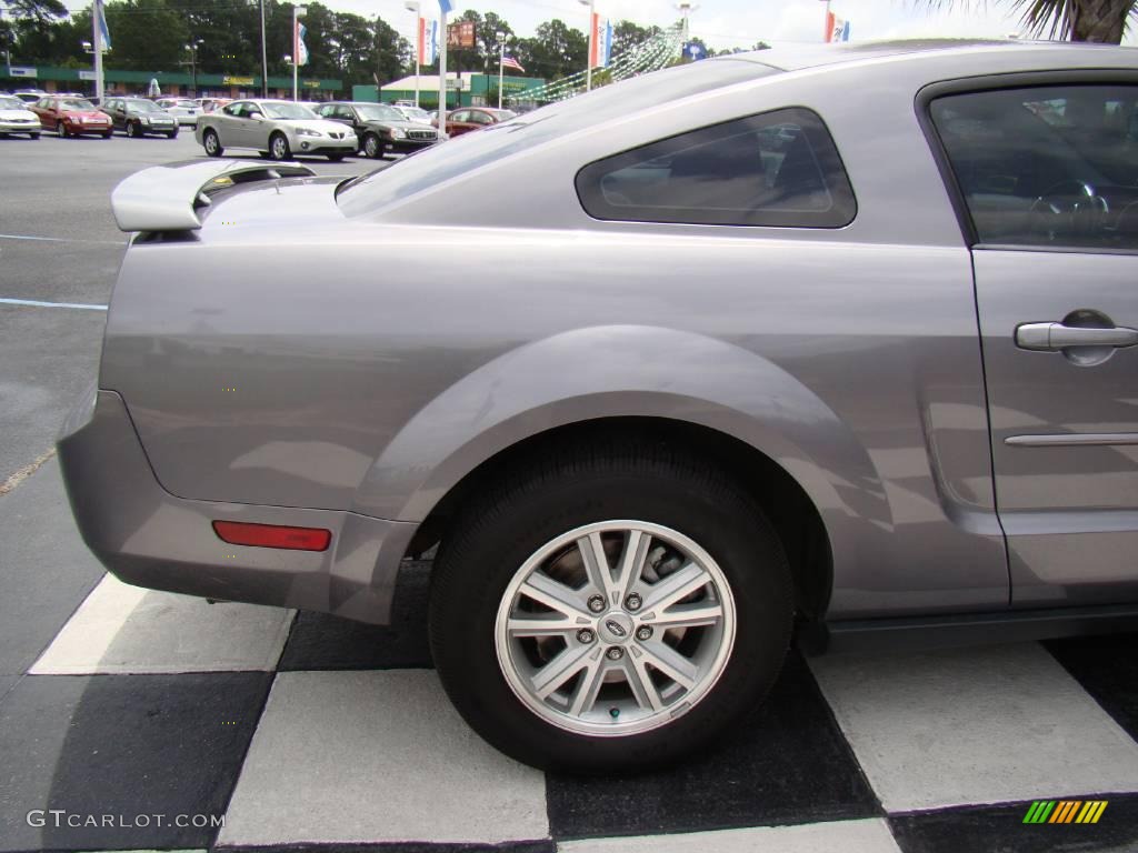 2006 Mustang V6 Deluxe Coupe - Tungsten Grey Metallic / Light Graphite photo #23