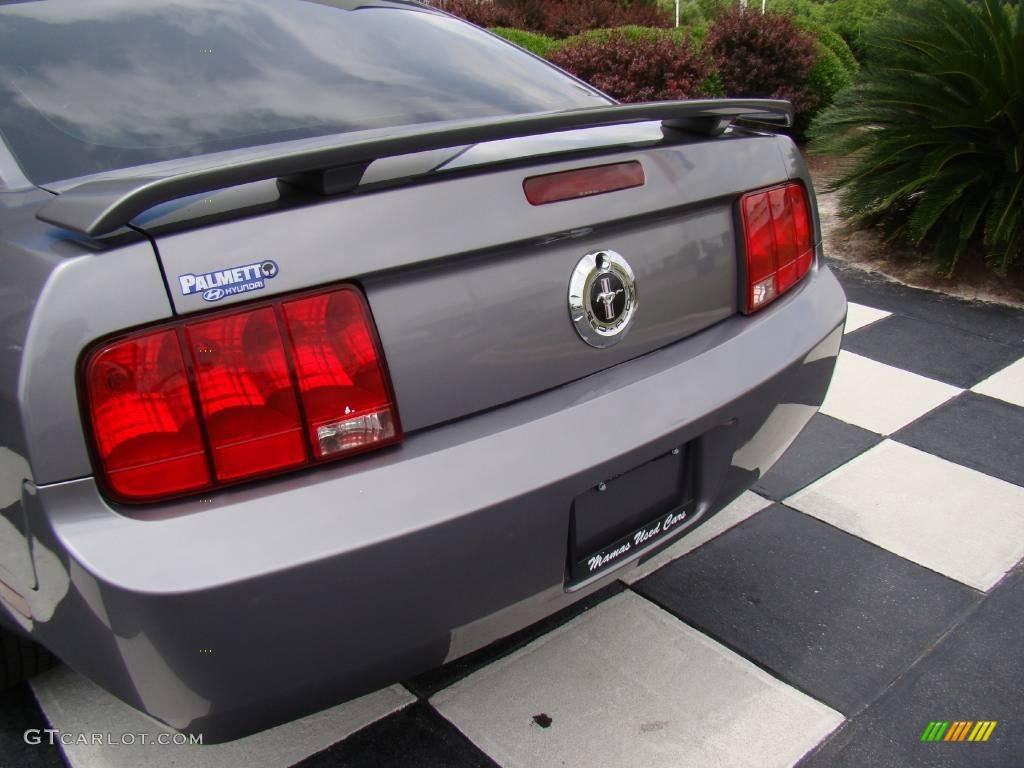 2006 Mustang V6 Deluxe Coupe - Tungsten Grey Metallic / Light Graphite photo #25