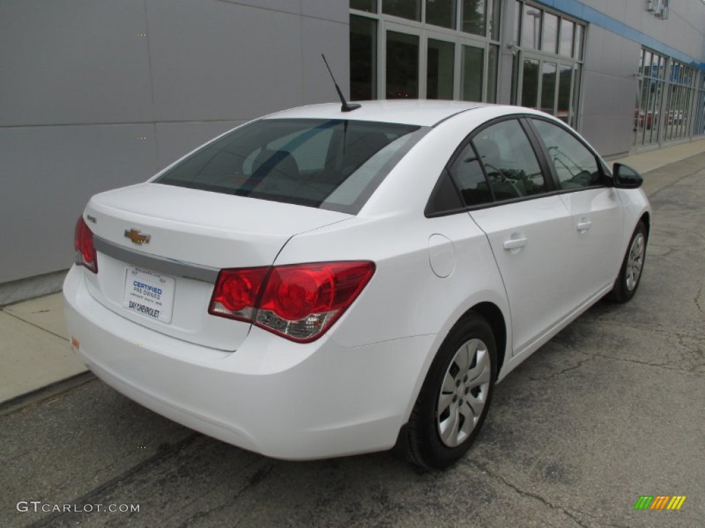 2014 Cruze LS - Summit White / Jet Black/Medium Titanium photo #4