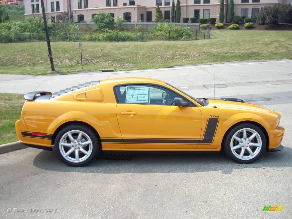 2007 Mustang Saleen Parnelli Jones Edition - Grabber Orange / Black/Orange photo #13