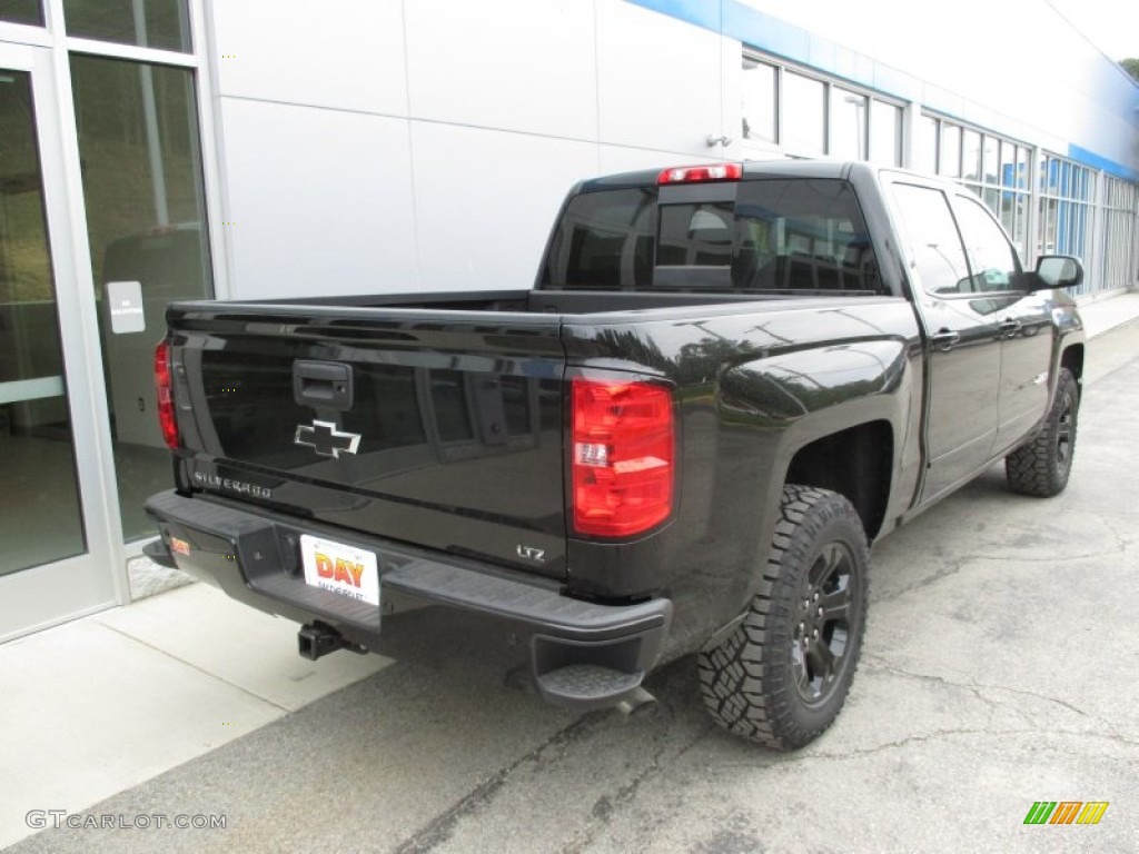 2015 Silverado 1500 LTZ Z71 Crew Cab 4x4 - Black / Dark Ash/Jet Black photo #5