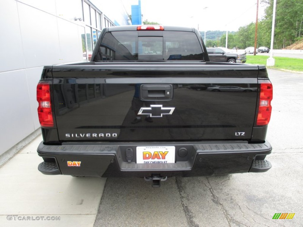 2015 Silverado 1500 LTZ Z71 Crew Cab 4x4 - Black / Dark Ash/Jet Black photo #6