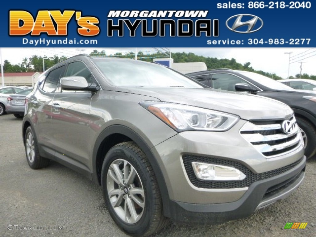 2016 Santa Fe Sport 2.0T AWD - Mineral Gray / Beige photo #1