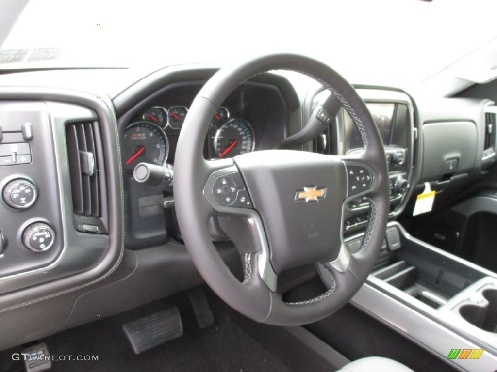 2015 Silverado 1500 LTZ Z71 Crew Cab 4x4 - Black / Dark Ash/Jet Black photo #14