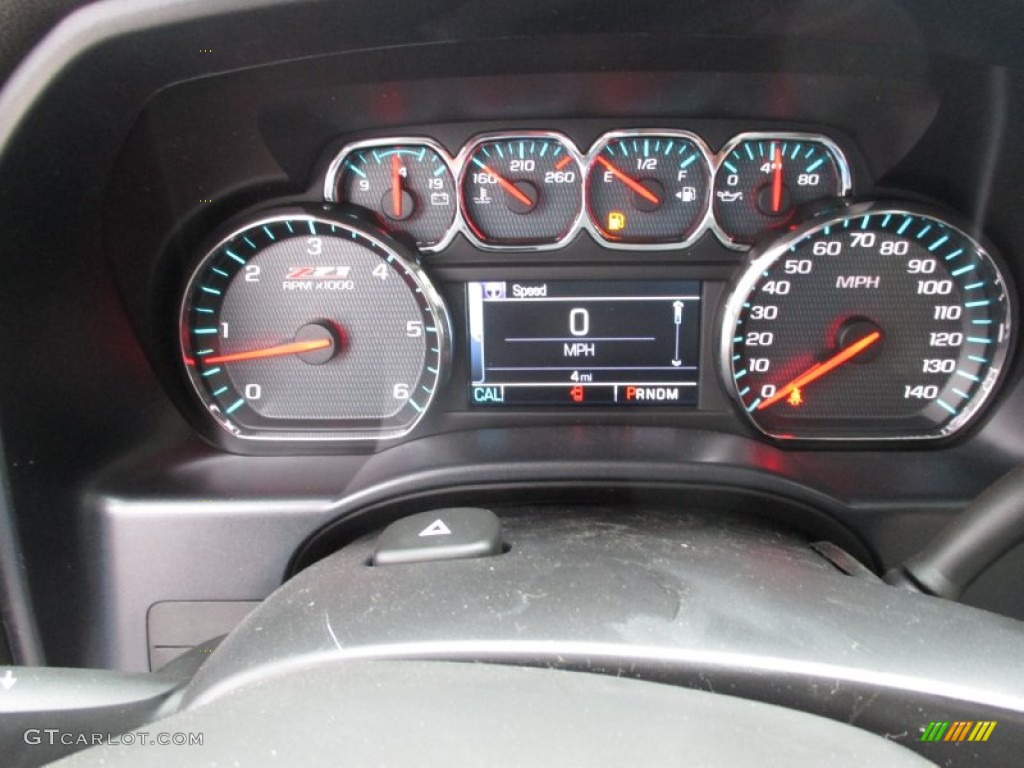 2015 Chevrolet Silverado 1500 LTZ Z71 Crew Cab 4x4 Gauges Photo #104852645