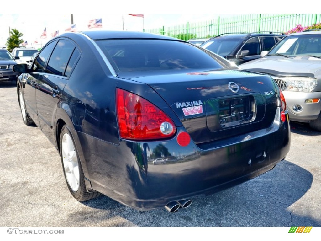 2004 Maxima 3.5 SL - Onyx Black / Frost Gray photo #11