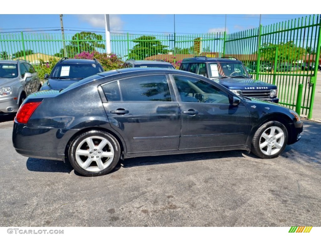2004 Maxima 3.5 SL - Onyx Black / Frost Gray photo #29