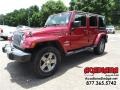 2012 Deep Cherry Red Crystal Pearl Jeep Wrangler Unlimited Sport 4x4 #104839084