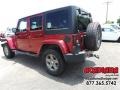 2012 Deep Cherry Red Crystal Pearl Jeep Wrangler Unlimited Sport 4x4  photo #4