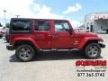 2012 Deep Cherry Red Crystal Pearl Jeep Wrangler Unlimited Sport 4x4  photo #10