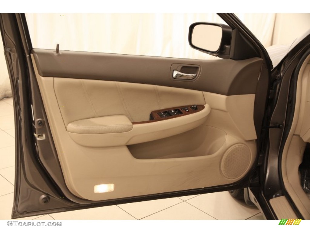 2007 Accord EX-L V6 Sedan - Carbon Bronze Pearl / Ivory photo #4
