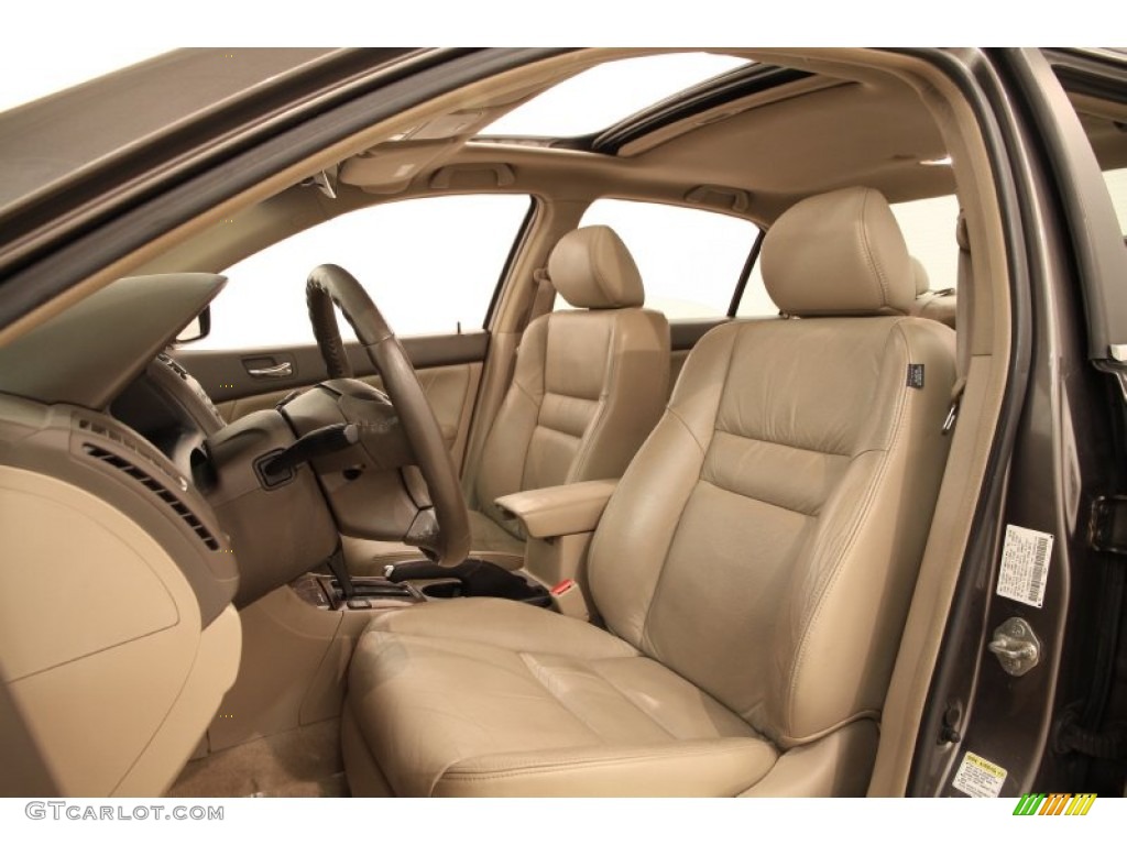 2007 Accord EX-L V6 Sedan - Carbon Bronze Pearl / Ivory photo #5