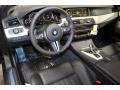 2015 BMW M5 Black Interior Prime Interior Photo