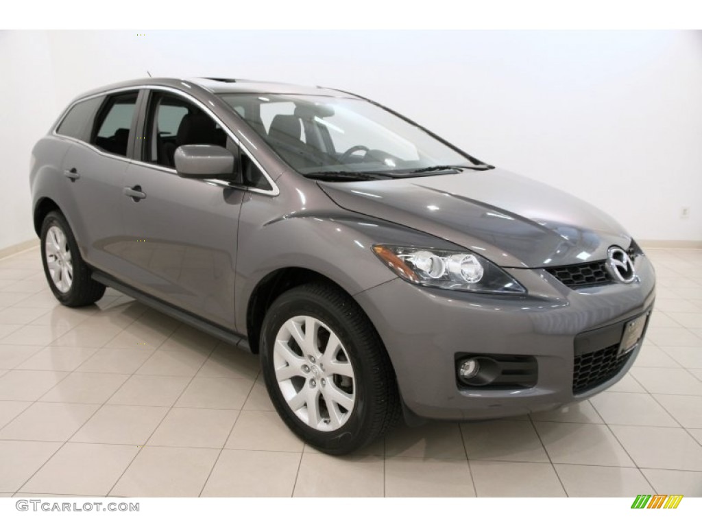 2008 CX-7 Sport - Galaxy Gray Mica / Black photo #1