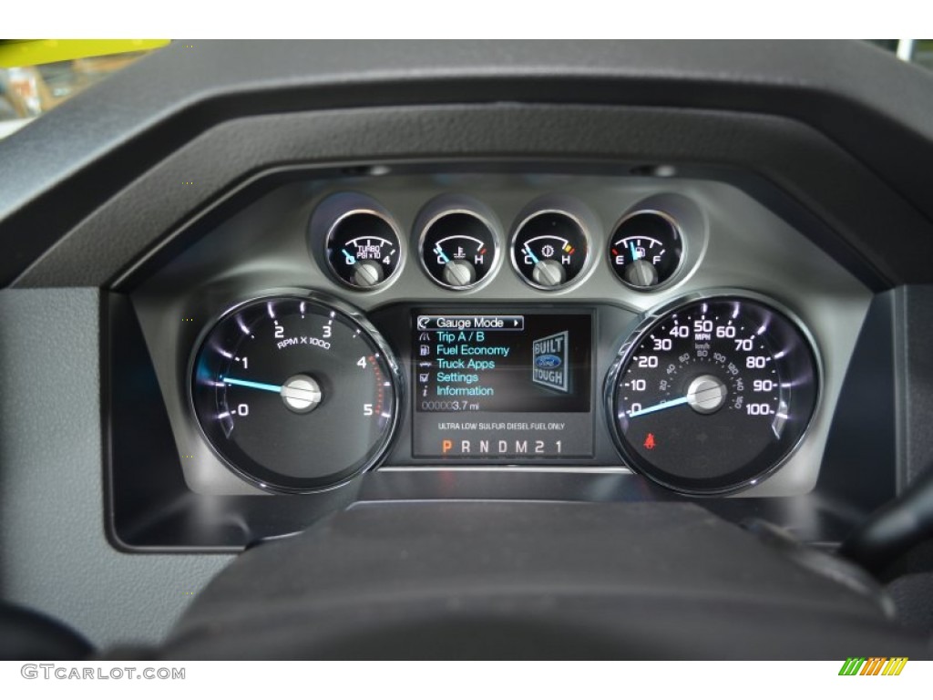 2016 Ford F250 Super Duty Lariat Crew Cab 4x4 Gauges Photo #104858540