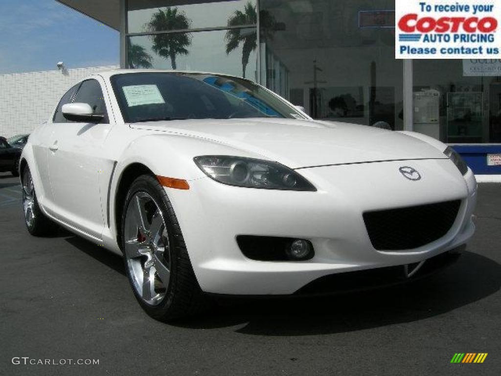 2005 RX-8  - Whitewater Pearl / Black photo #1