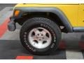 2000 Solar Yellow Jeep Wrangler Sport 4x4  photo #61