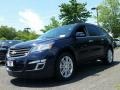 2015 Blue Velvet Metallic Chevrolet Traverse LT AWD  photo #1