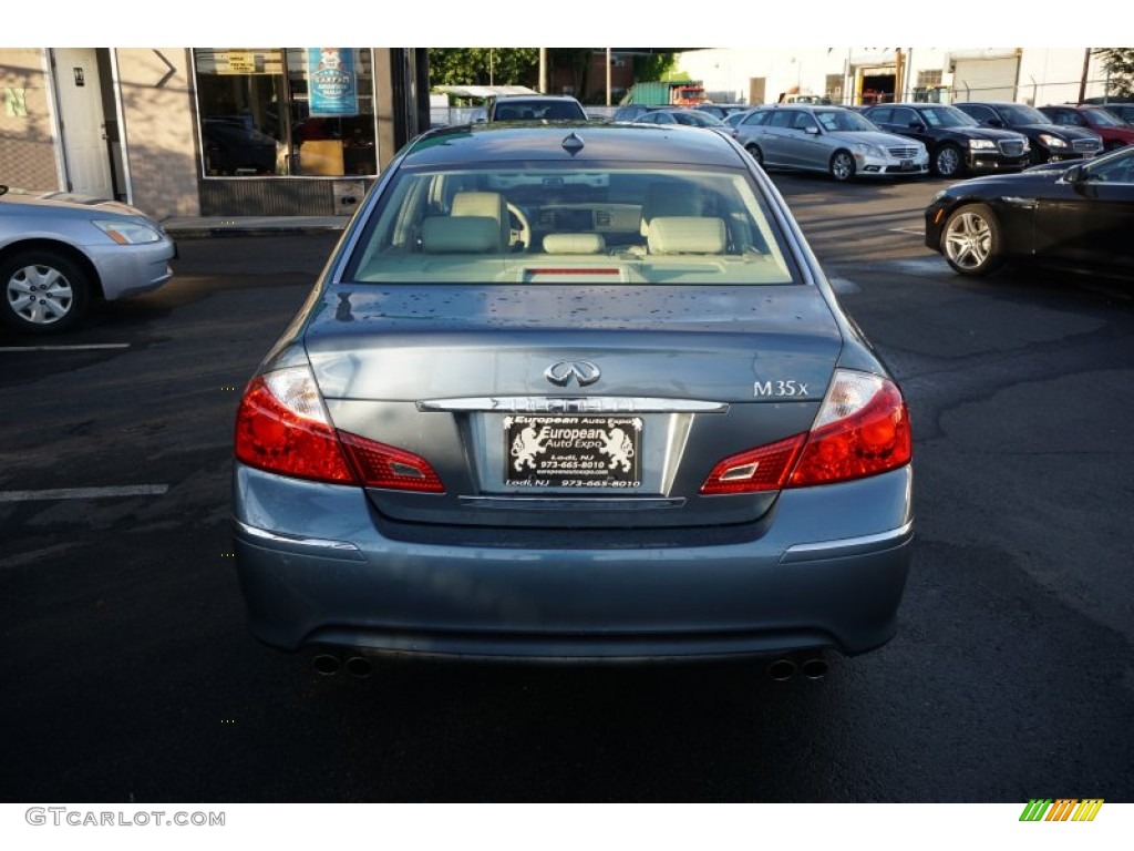 2008 M 35x AWD Sedan - Blue Slate / Wheat photo #15