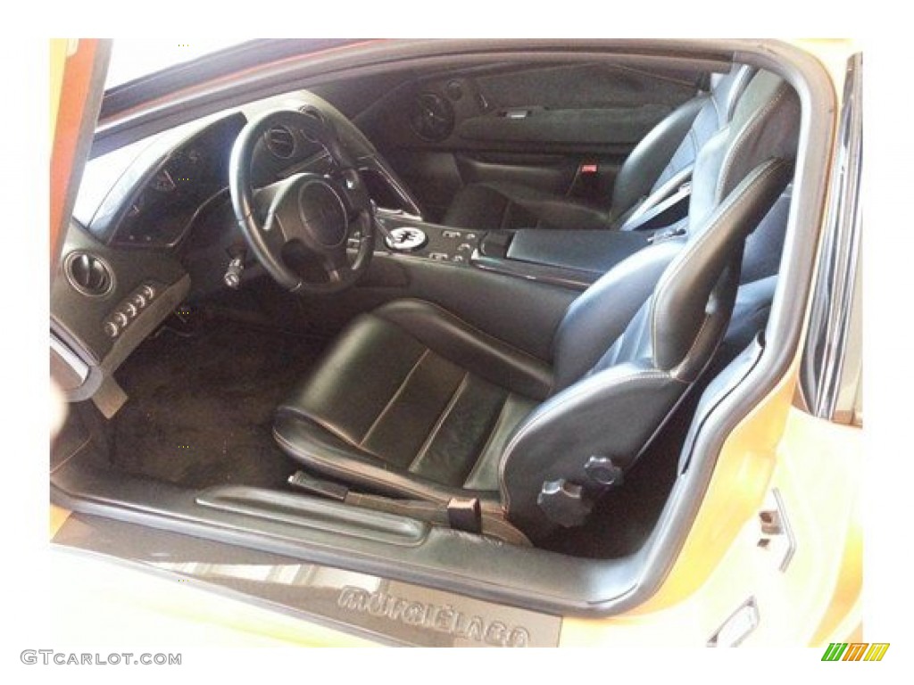 Nero Perseus Interior 2006 Lamborghini Murcielago Coupe Photo #104865875