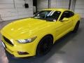 2015 Triple Yellow Tricoat Ford Mustang GT Coupe  photo #3