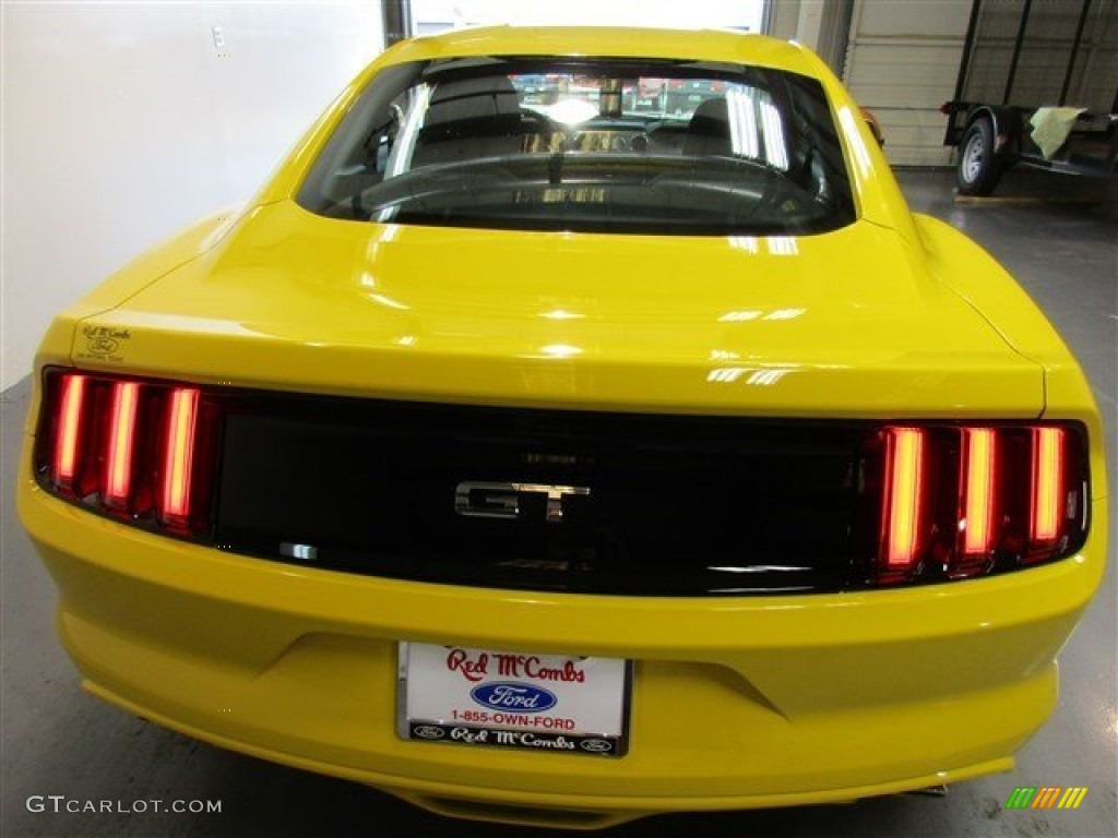 2015 Mustang GT Coupe - Triple Yellow Tricoat / Ebony photo #5