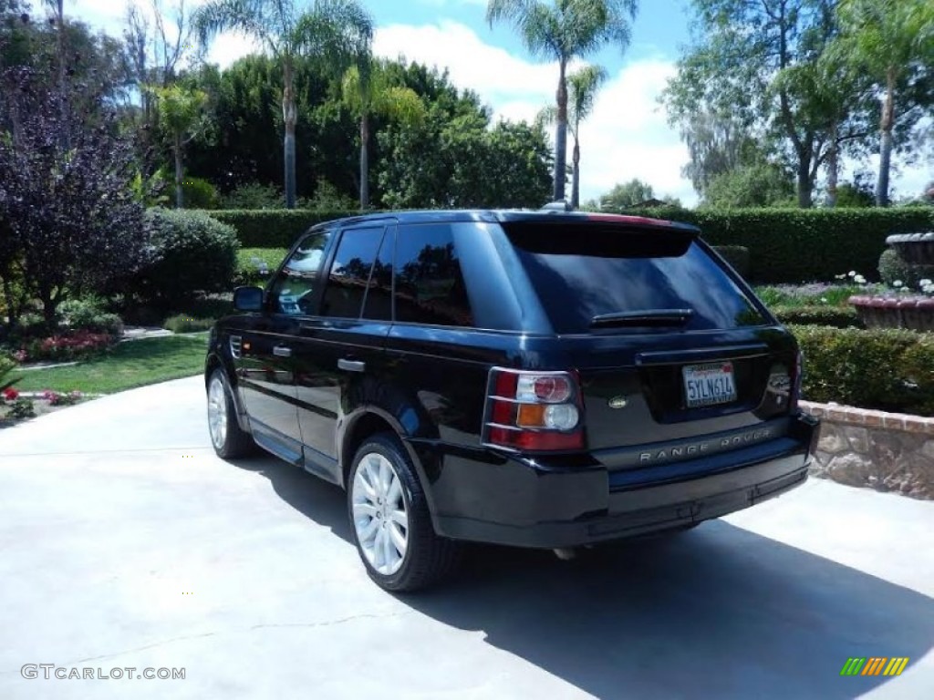 2007 Range Rover Sport HSE - Java Black Pearl / Ebony Black photo #3