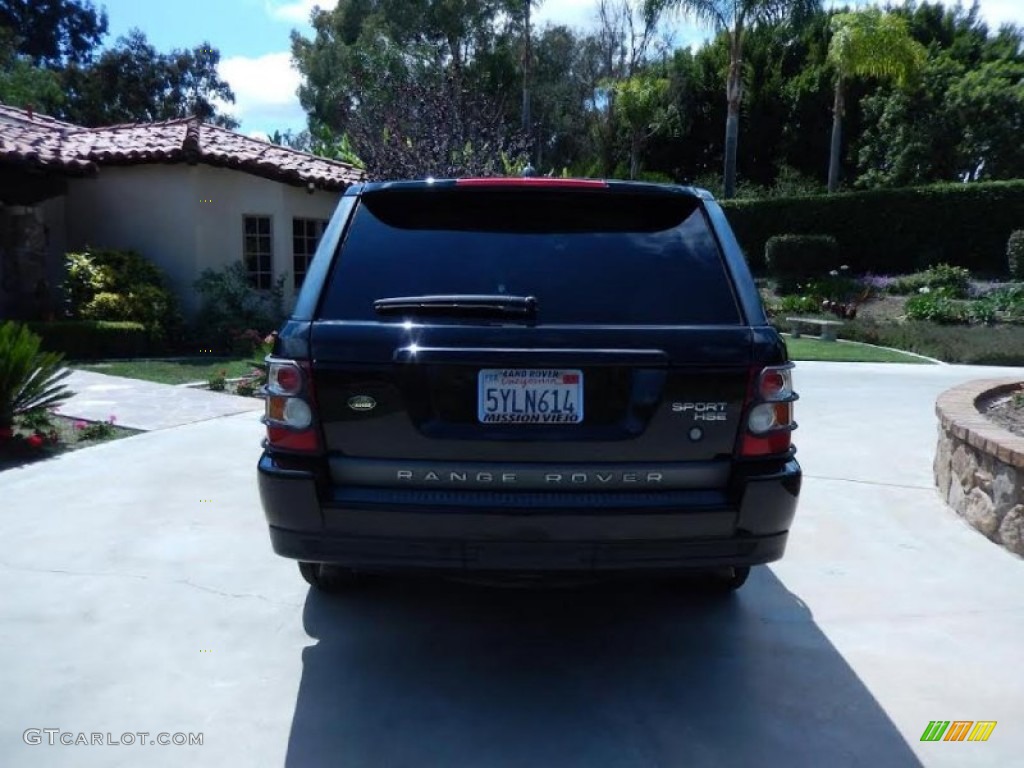 2007 Range Rover Sport HSE - Java Black Pearl / Ebony Black photo #5