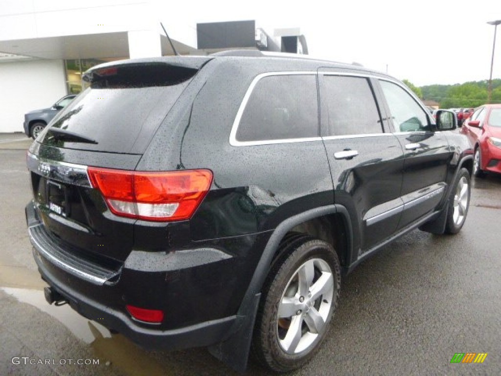 2013 Grand Cherokee Limited 4x4 - Black Forest Green Pearl / Black/Light Frost Beige photo #3