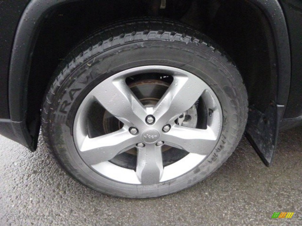 2013 Grand Cherokee Limited 4x4 - Black Forest Green Pearl / Black/Light Frost Beige photo #7