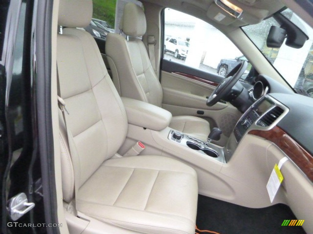 2013 Grand Cherokee Limited 4x4 - Black Forest Green Pearl / Black/Light Frost Beige photo #10