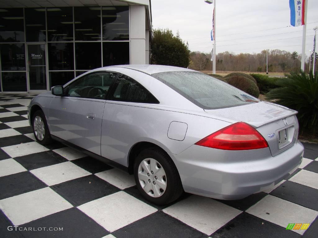 2003 Accord LX Coupe - Satin Silver Metallic / Black photo #3