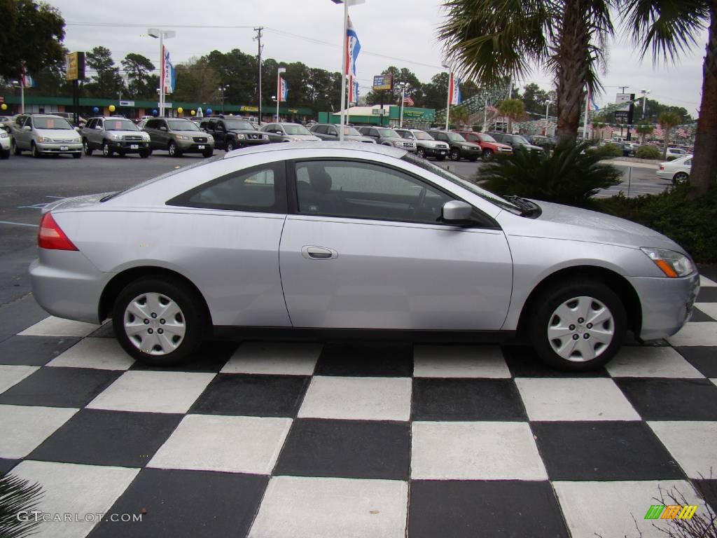 2003 Accord LX Coupe - Satin Silver Metallic / Black photo #6