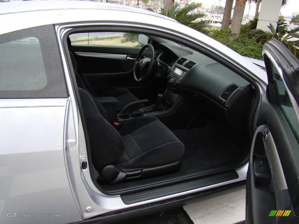 2003 Accord LX Coupe - Satin Silver Metallic / Black photo #10