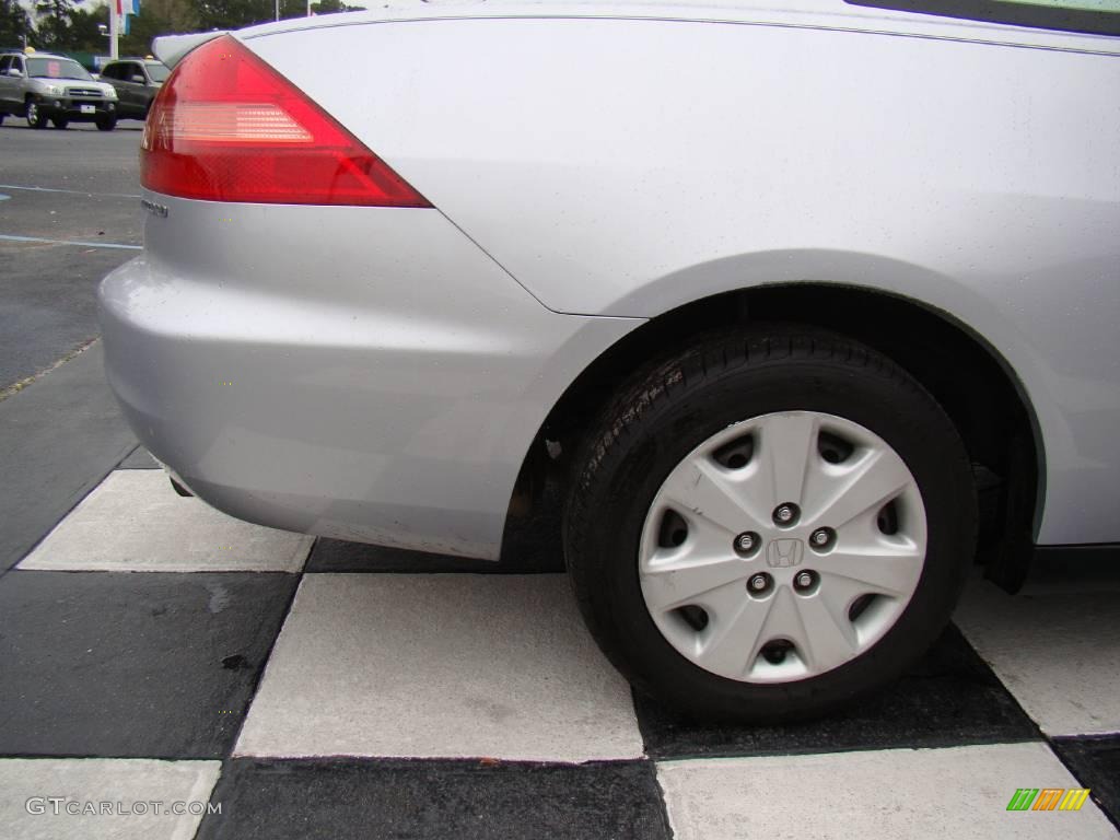 2003 Accord LX Coupe - Satin Silver Metallic / Black photo #17