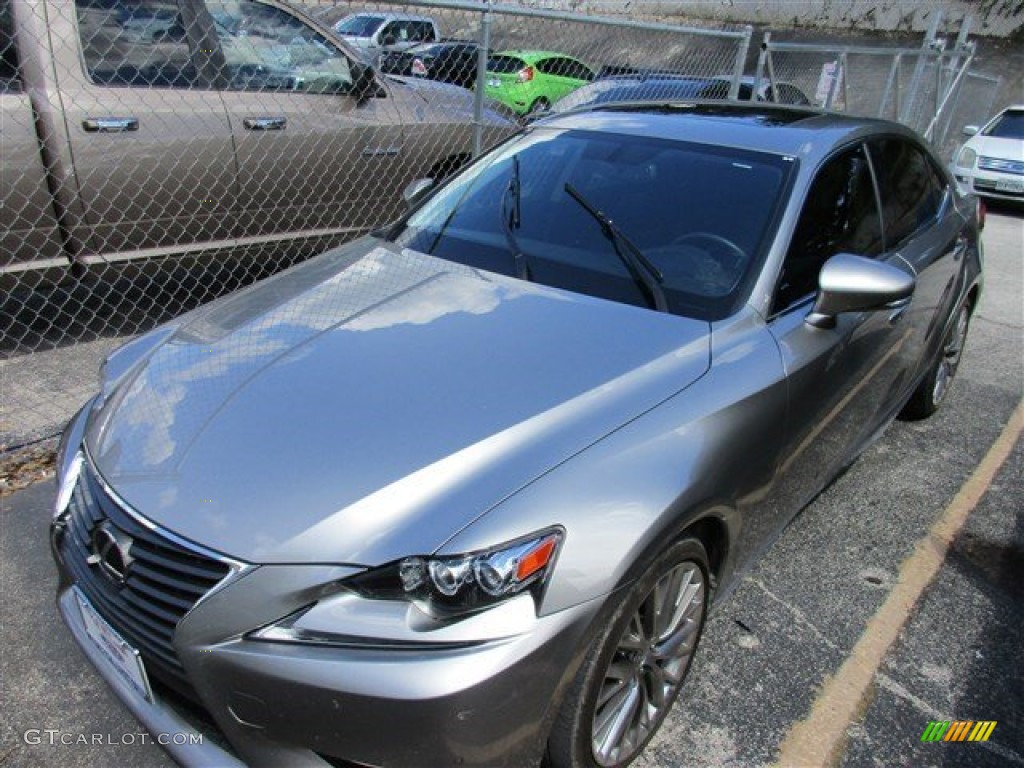 2014 IS 250 - Nebula Gray Pearl / Black photo #2