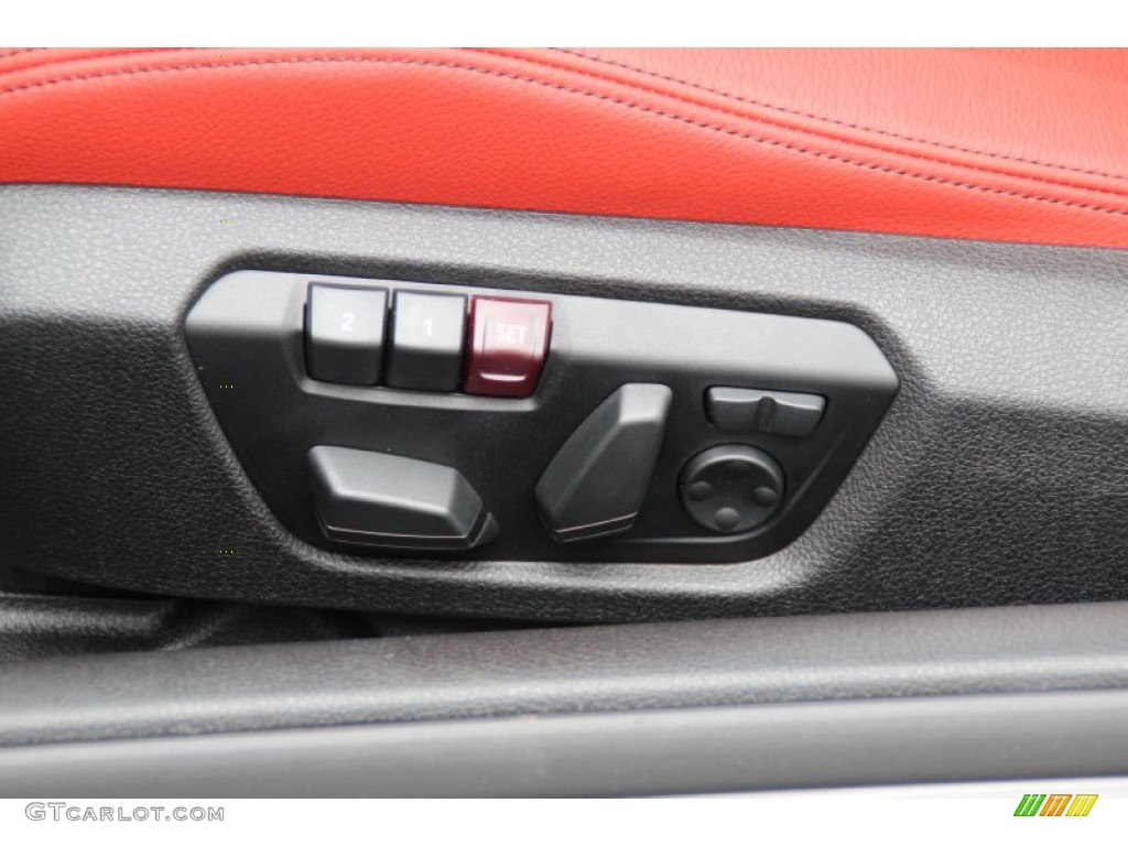 2015 4 Series 428i xDrive Coupe - Glacier Silver Metallic / Coral Red/Black Highlight photo #12