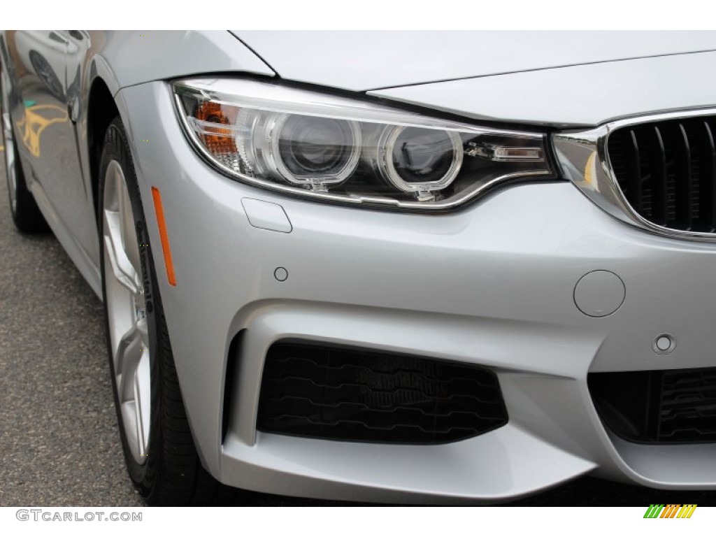 2015 4 Series 428i xDrive Coupe - Glacier Silver Metallic / Coral Red/Black Highlight photo #30