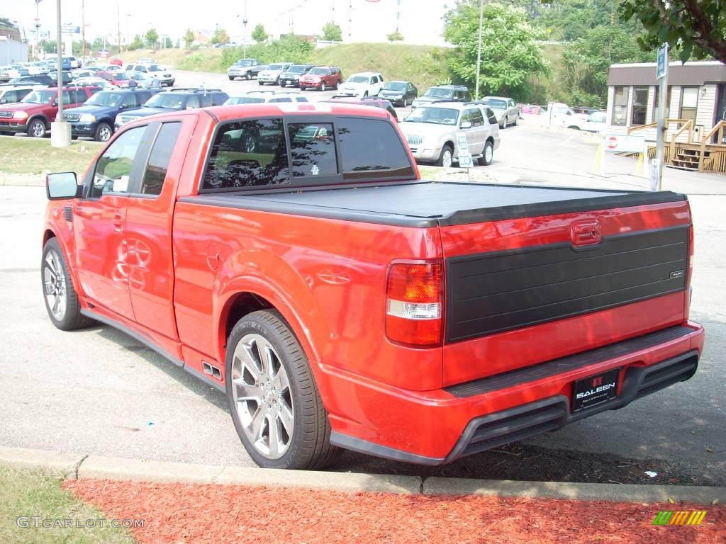 Bright Red 2007 Ford F150 Saleen S331 Supercharged SuperCab Exterior Photo #10487348
