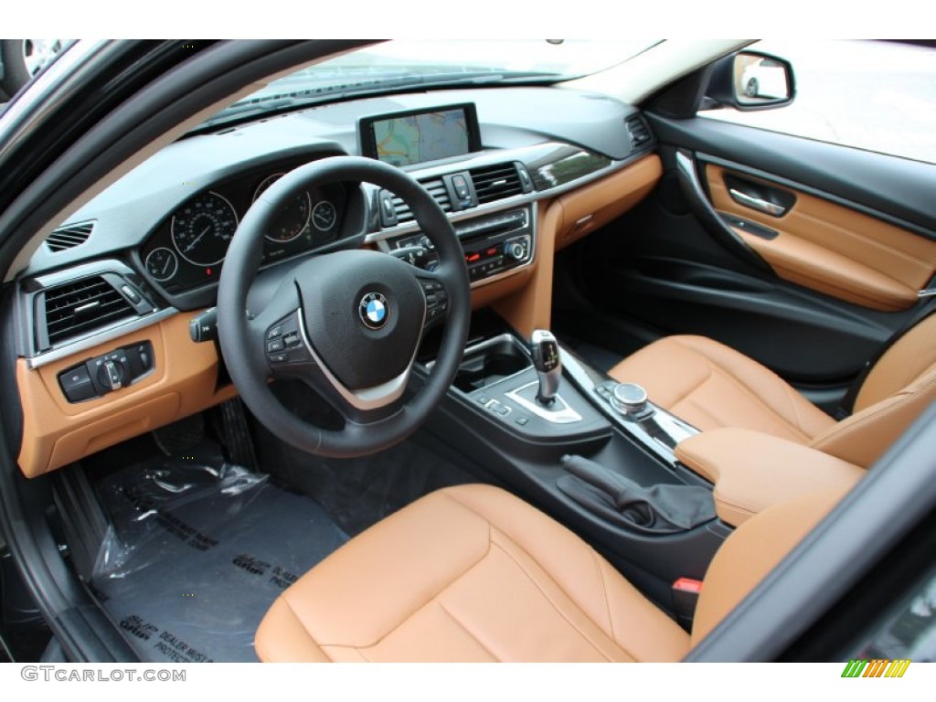 Saddle Brown Interior 2015 BMW 3 Series 328i xDrive Sedan Photo #104873708