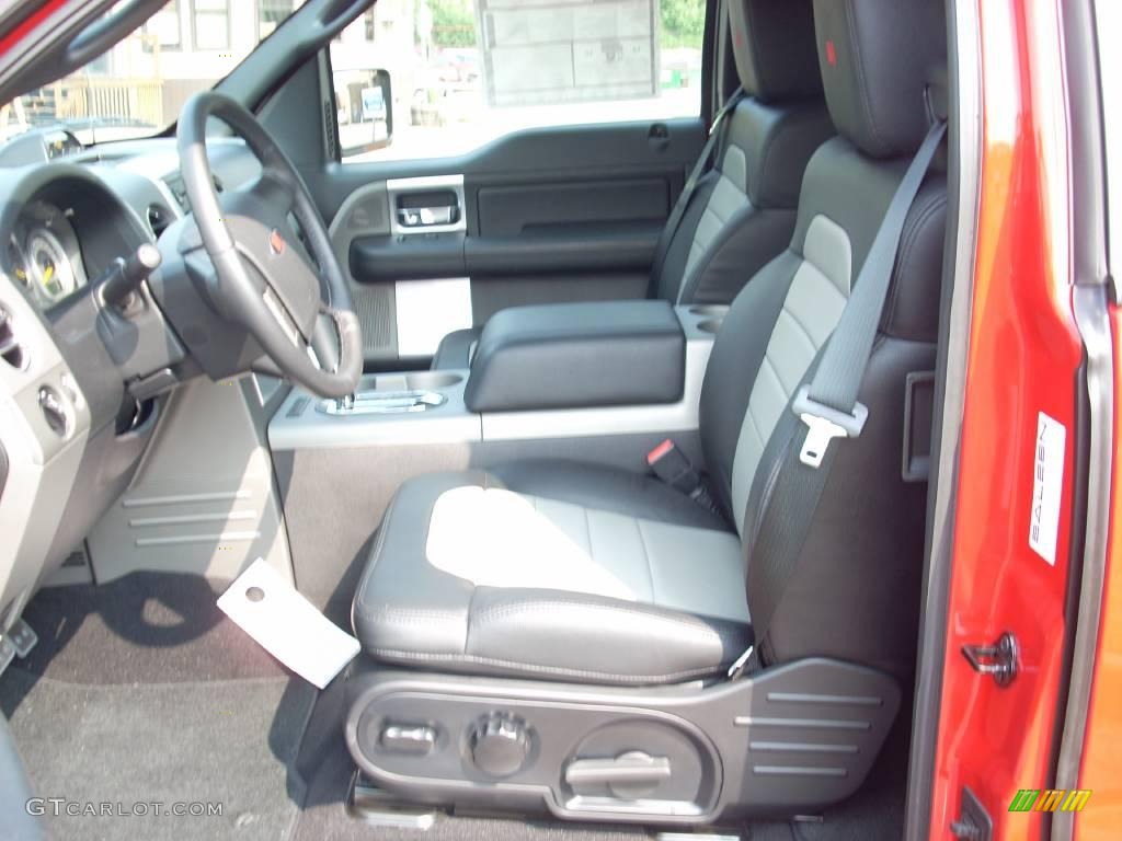 Saleen Dark Charcoal Interior 2007 Ford F150 Saleen S331 Supercharged SuperCab Photo #10487373