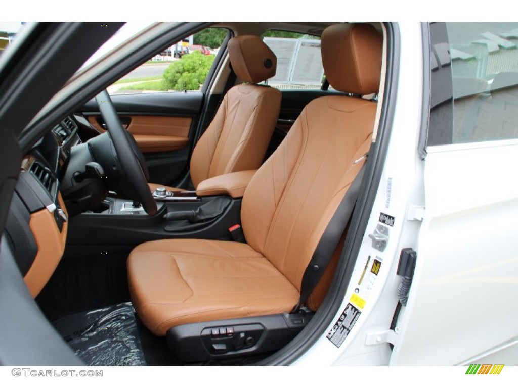 2013 3 Series 328i xDrive Sedan - Mineral White Metallic / Saddle Brown photo #13
