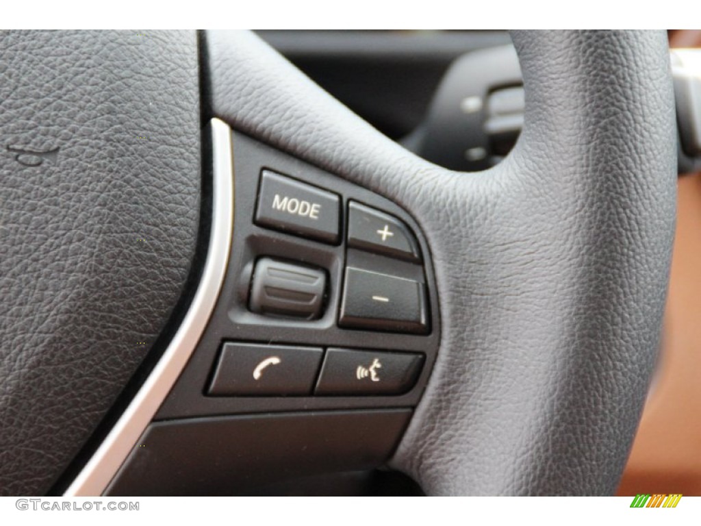 2013 3 Series 328i xDrive Sedan - Mineral White Metallic / Saddle Brown photo #20