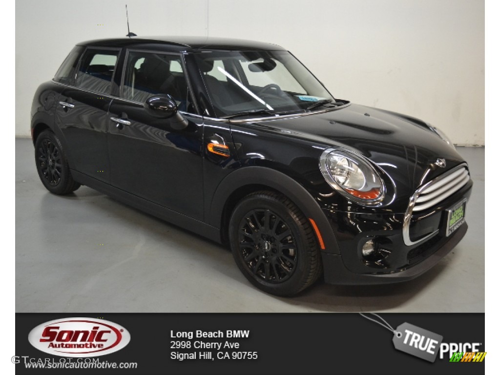 2015 Cooper Hardtop 4 Door - Midnight Black Metallic / Carbon Black photo #1