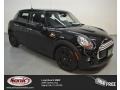 2015 Midnight Black Metallic Mini Cooper Hardtop 4 Door  photo #1