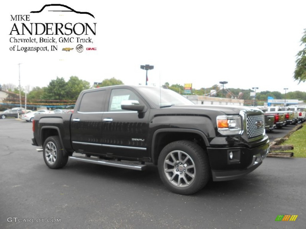 2015 Sierra 1500 Denali Crew Cab 4x4 - Onyx Black / Jet Black photo #1