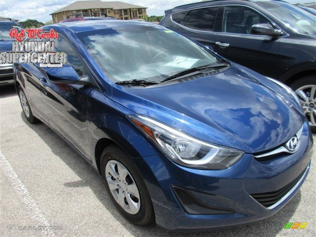 2016 Elantra SE - Blue / Beige photo #1