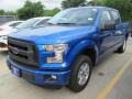 2015 Blue Flame Metallic Ford F150 XL SuperCrew  photo #8